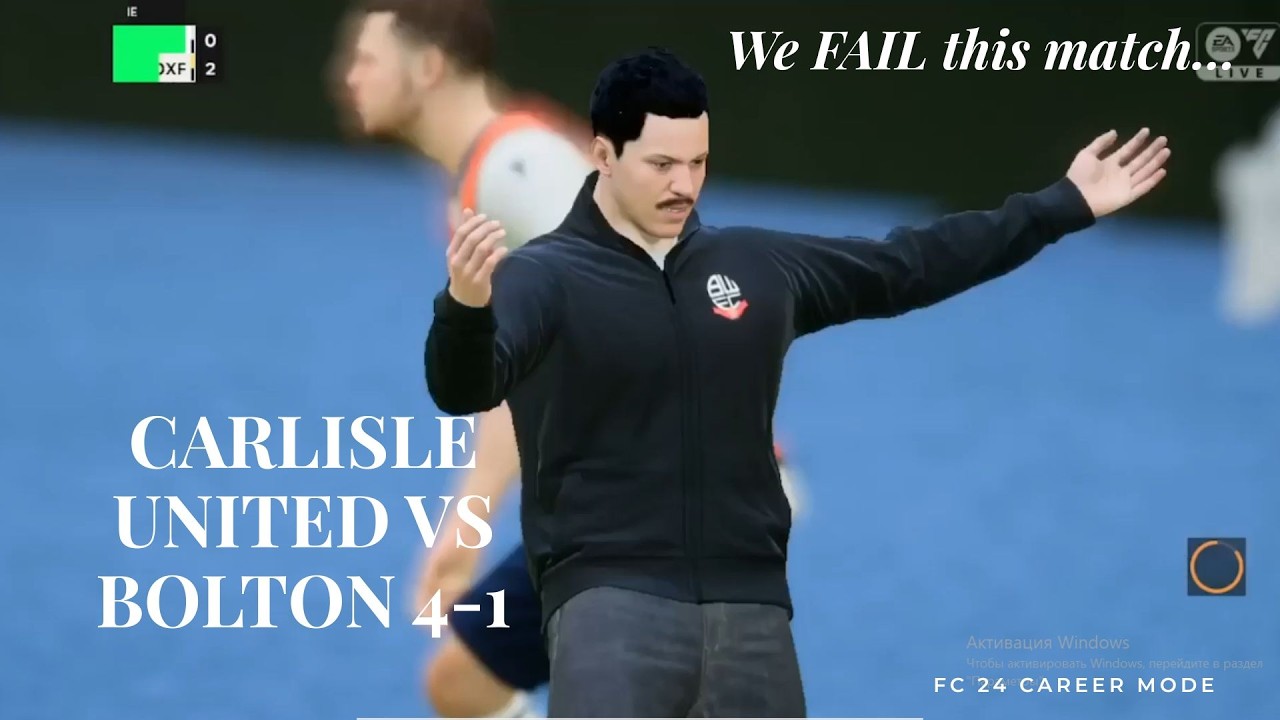 Bolton disaster 😱 | Carlisle United 4-1 Bolton | FC Career 24