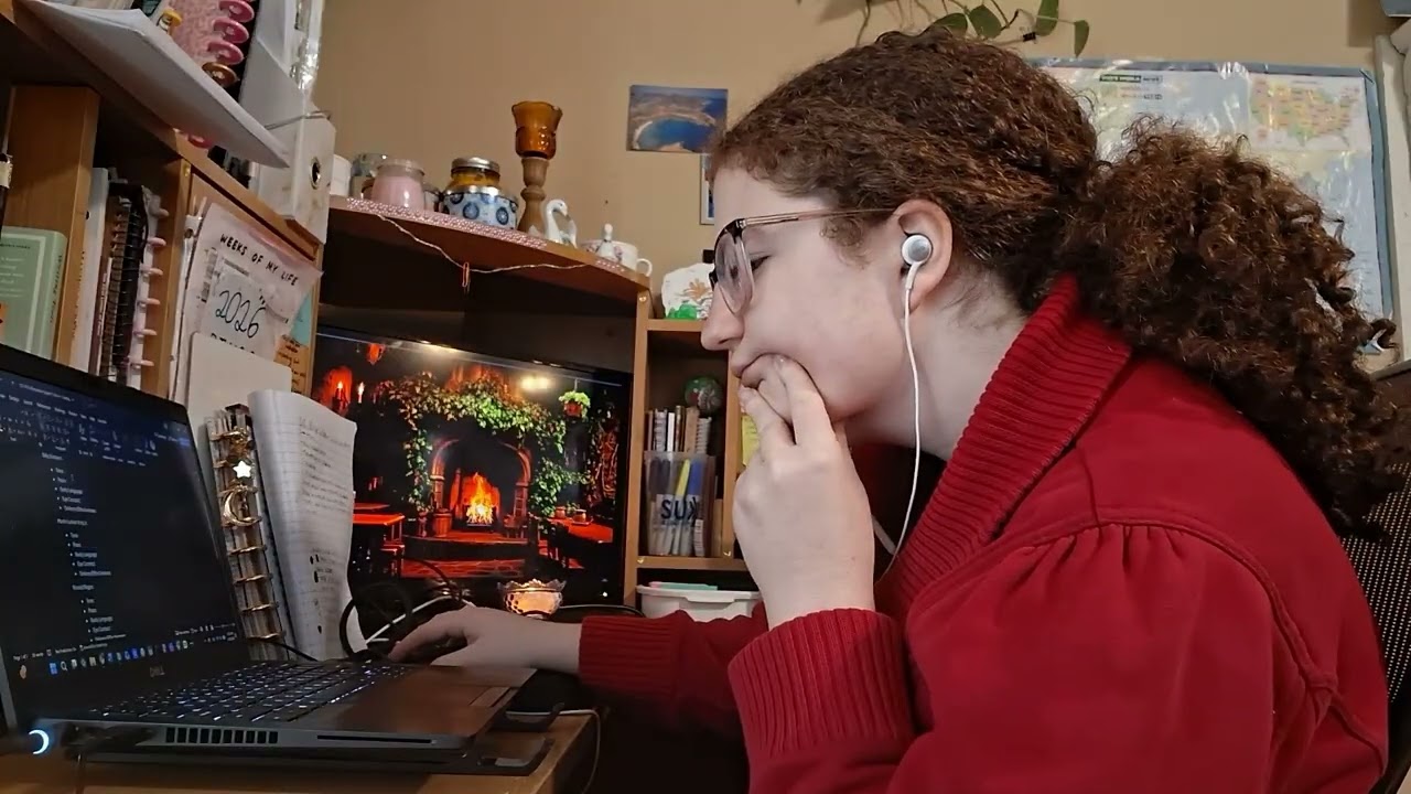 Study with me until the candle burns out (Fire Shenanigans)