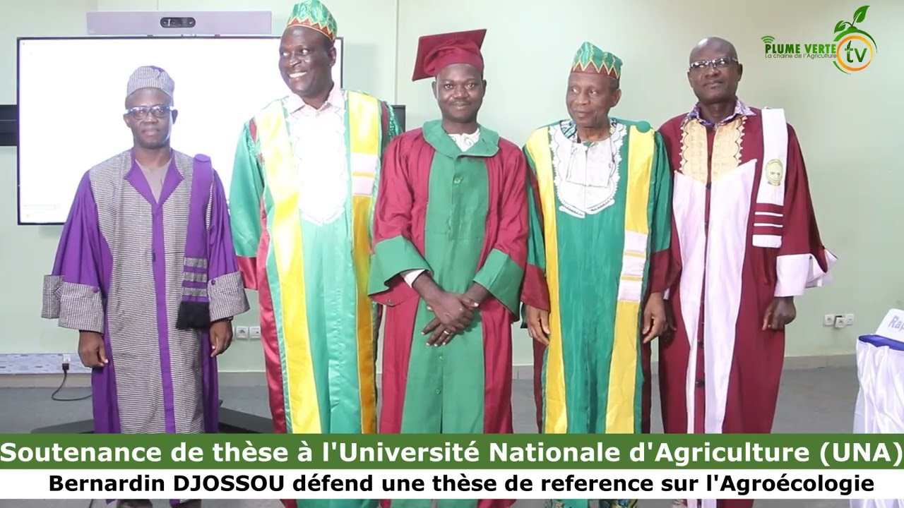 Soutenance de thèse de DJOSSOU Bernardin