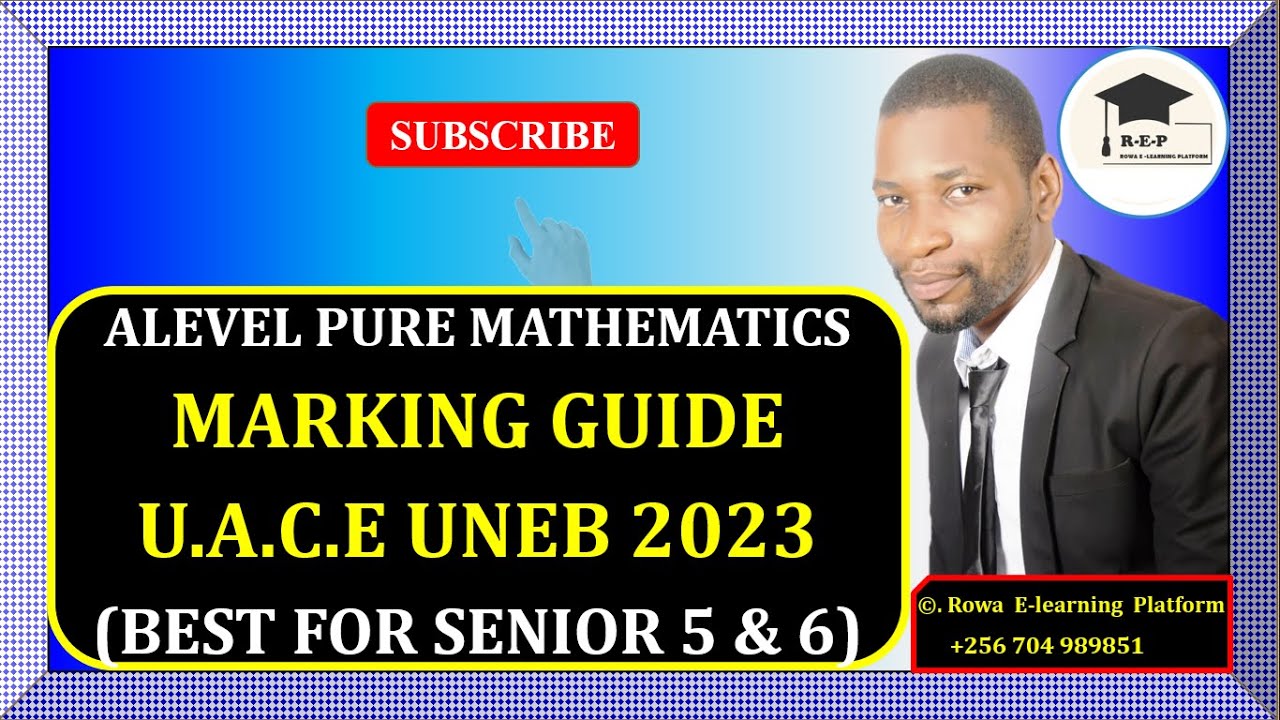 019 – ALEVEL APPLIED MATHEMATICS PAPER 2| MARKING GUIDE & REPORT FOR U.A.C.E UNEB 2023 | 425/2