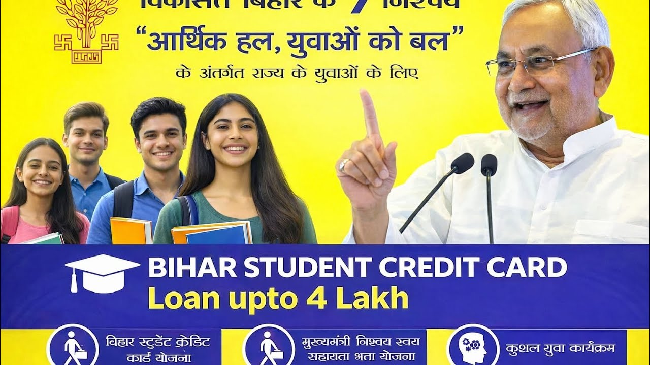 Bihar Student Credit Card 2026 Full Process | BSCC Apply Online | ₹4 Lakh Education Loan