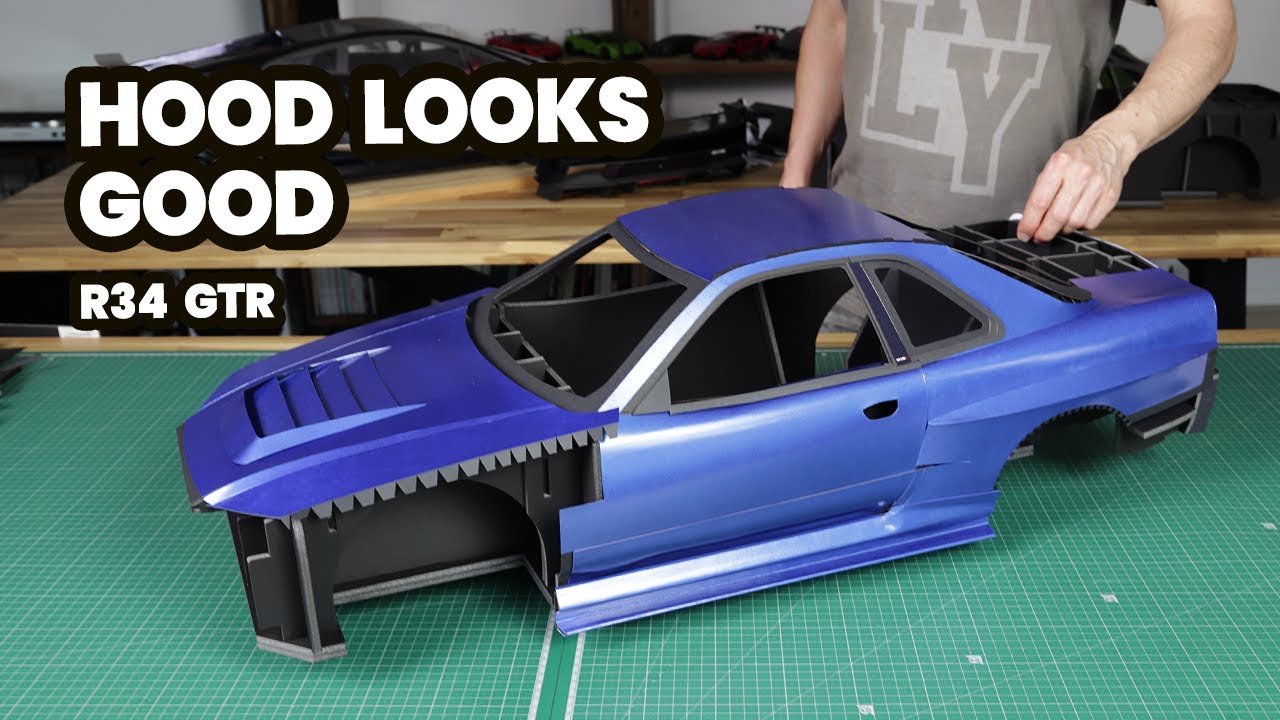 Finishing The Hood On My Scratch Built 1:5 Skyline R34 GTR