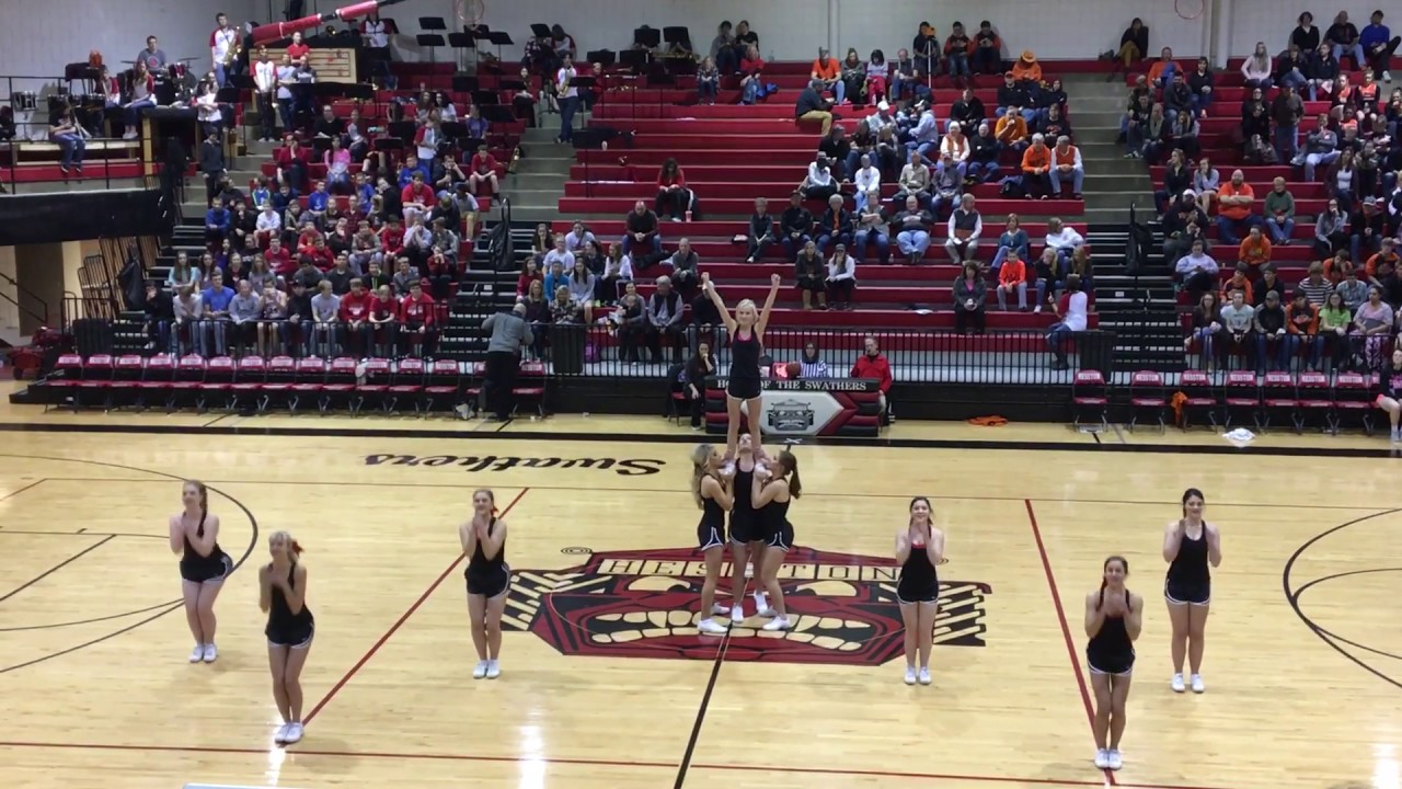 Hesston High Cheerleaders Winter 2017 Handclap
