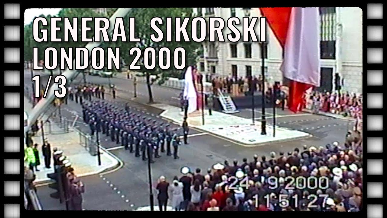 Unveiling of General Sikorski Monument LONDON, SEPTEMBER 2000 – PART 1/3