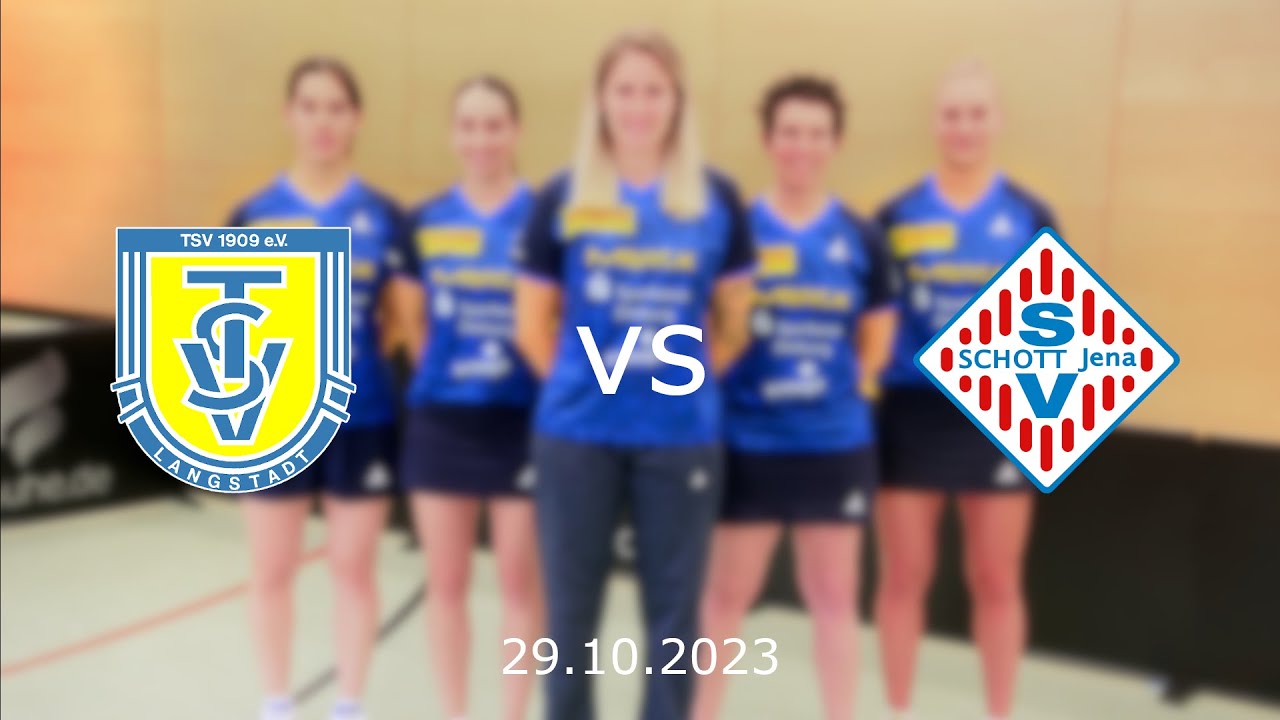 TSV Langstadt 1909 vs. SV SCHOTT Jena | Tischtennis 1. Damen-Bundesliga 23/24