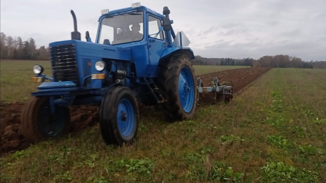 Mtz80 with finnish plow Fiskars kh416