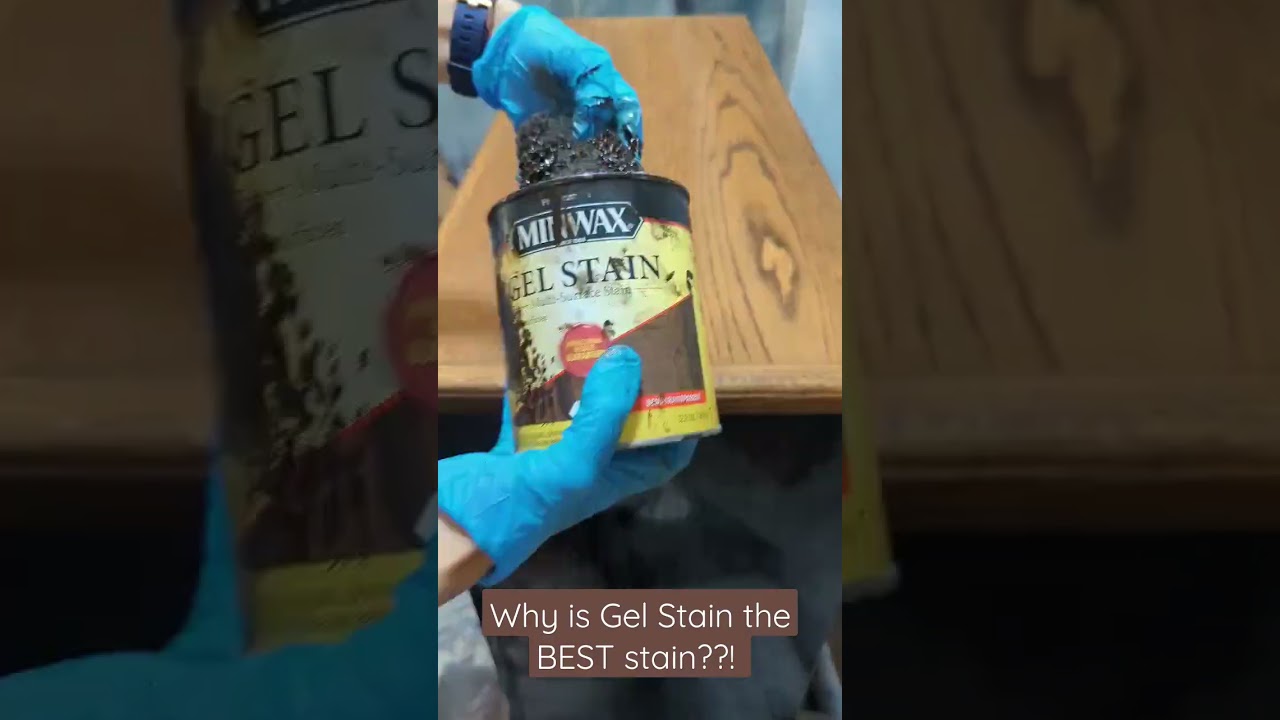 Minwax Gel Stain. Flawless. Easy. Seal with polyurethane and you're fabulous!!! #stainingwood #diy