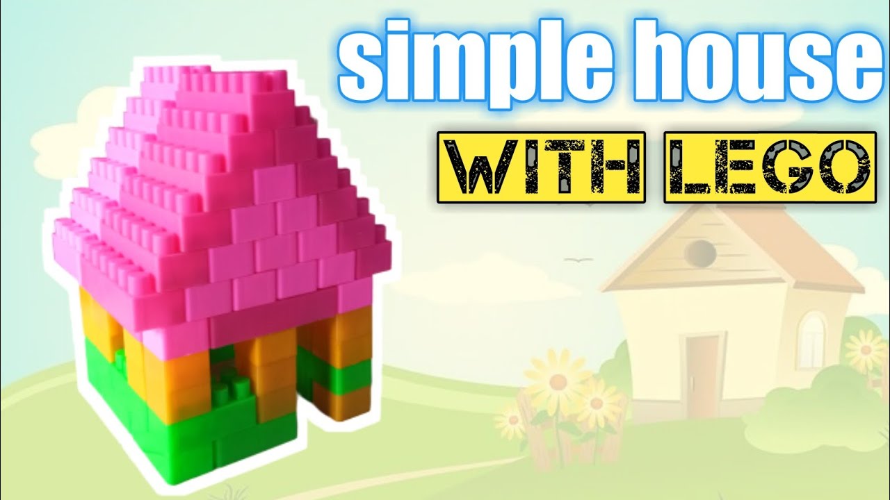 How to make a mini house with lego block | miniatur