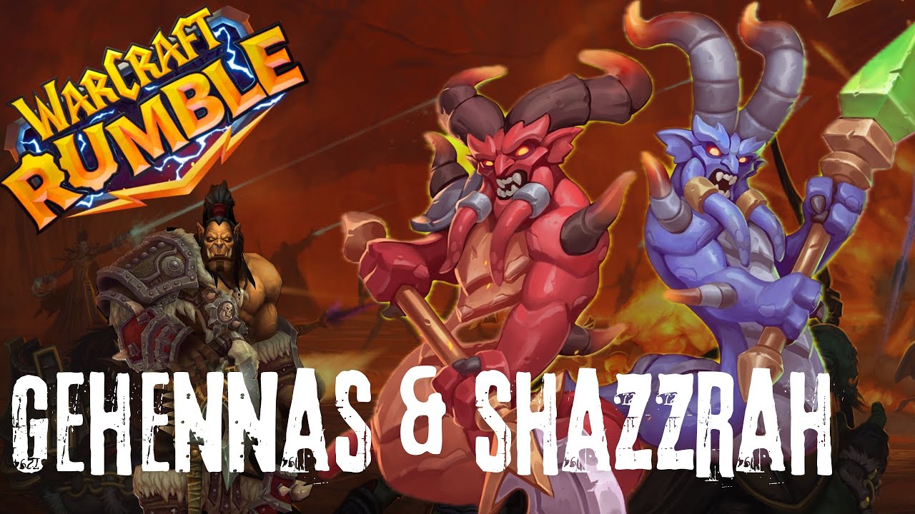 Warcraft Rumble Molten Core Raid : Gehennas & Shazzrah