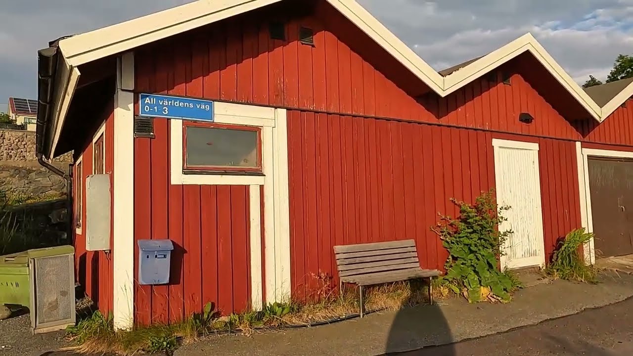 Walk around Donsö Gothenburg's archipelago summer 2022 4k