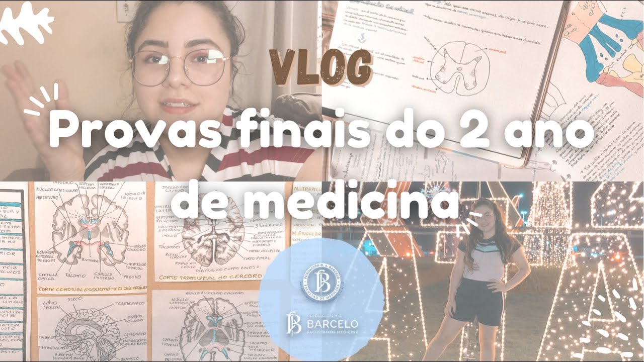 Study vlog #1 &bull; Provas finais do 2 ano de medicina da fundaci&oacute;n Barcel&oacute;
