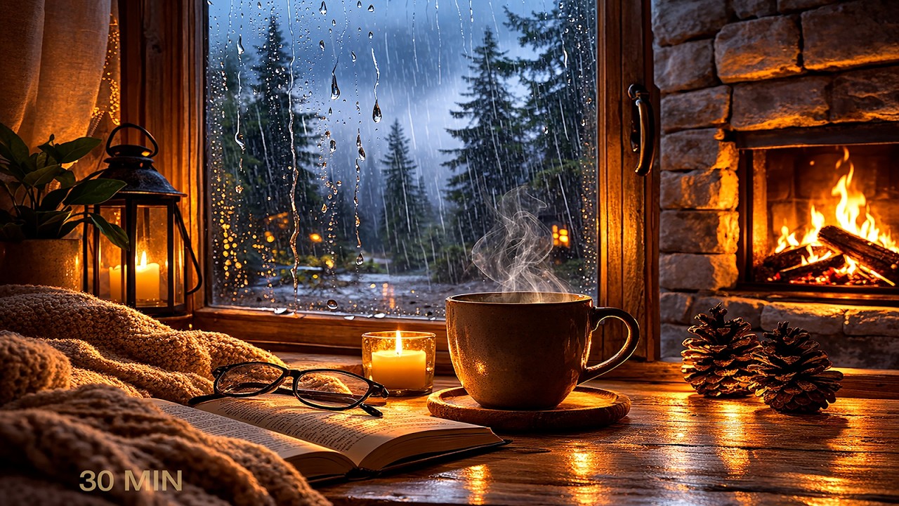 Heavy Rain Sounds 🌧️ 30 Minutes | Calm Rain Ambience for Focus & Relax