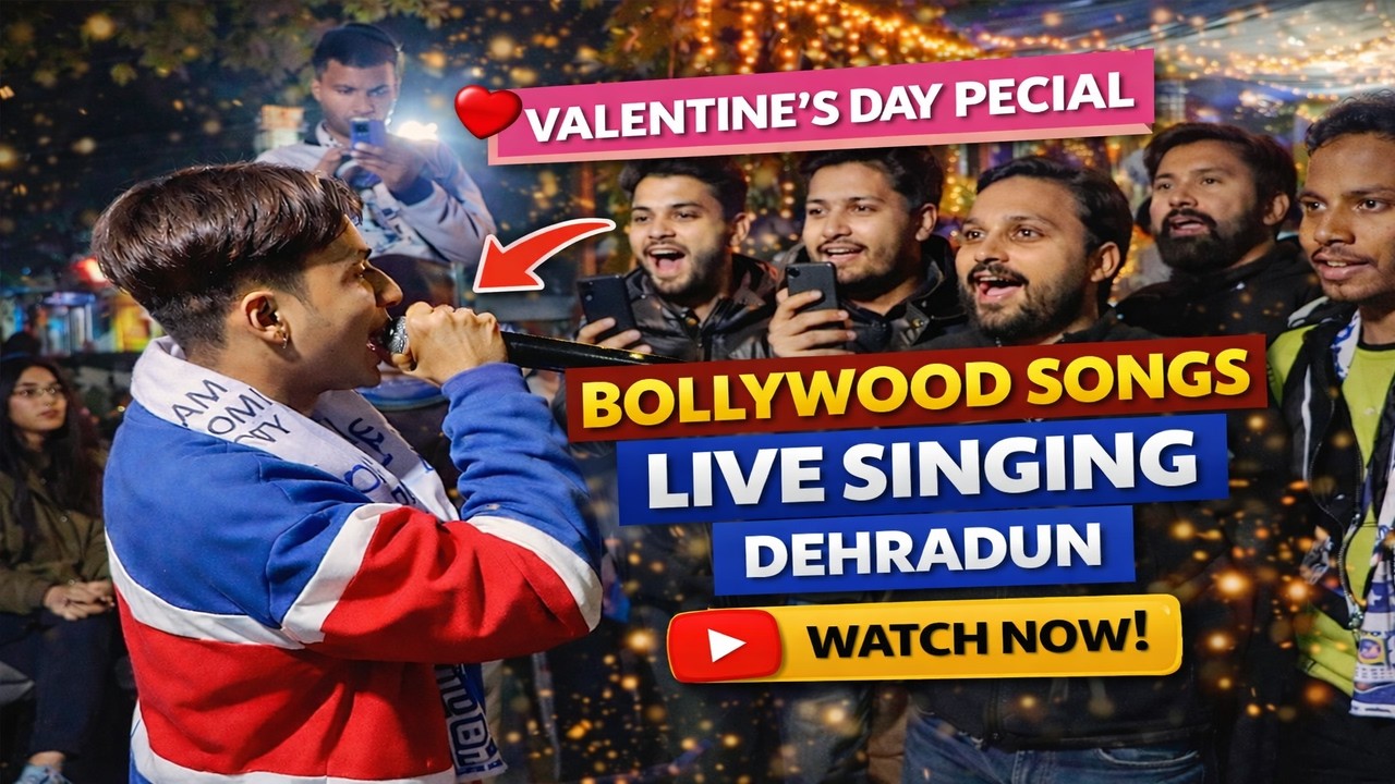 Random Live Singing in DEHRADUN Street | Bollywood Song | Valentines Day Special