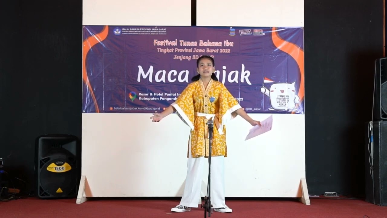 Juara 1 Maca Sajak Kategori Putri, FTBI Jenjang SMP 2022 #sajak #jawabarat #sajaksunda #ftbi