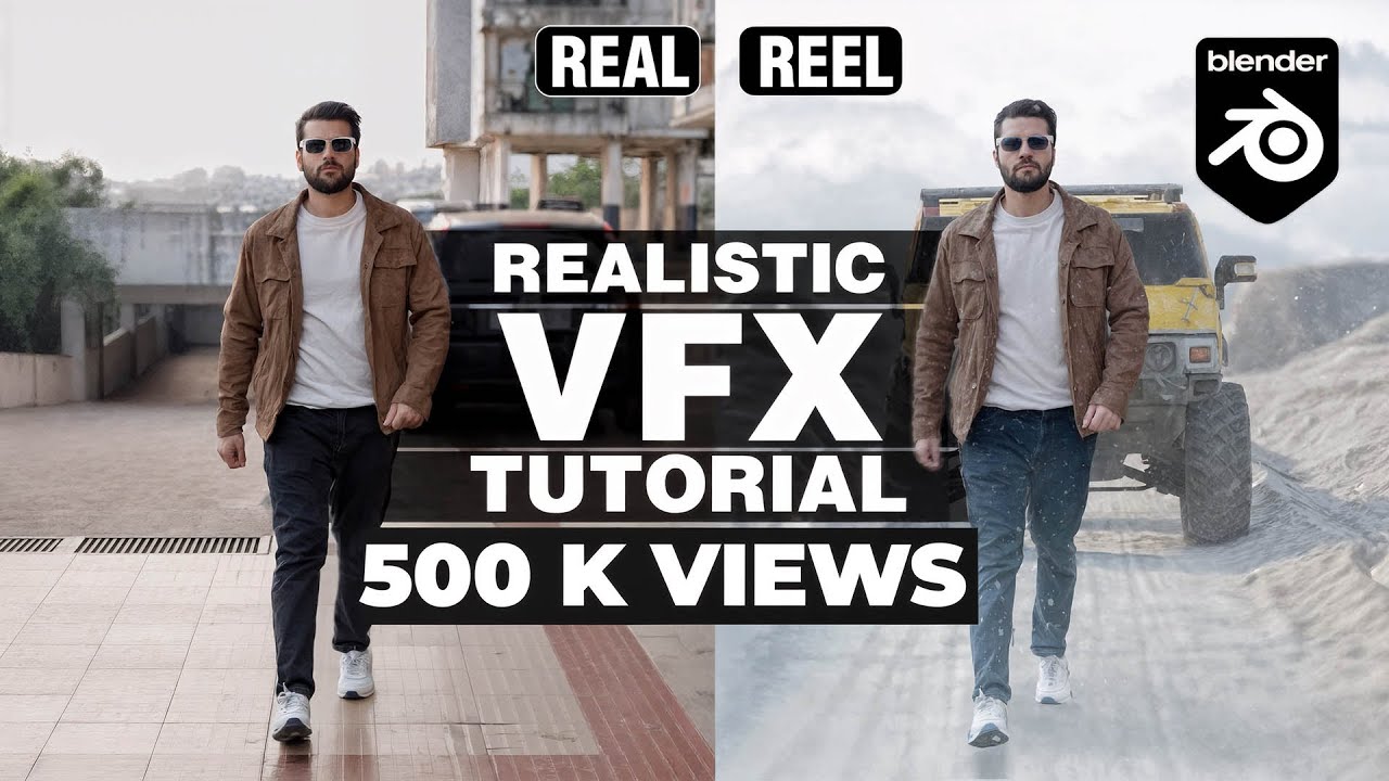 Полный урок по Blender VFX l Урок по VFX l After Effect