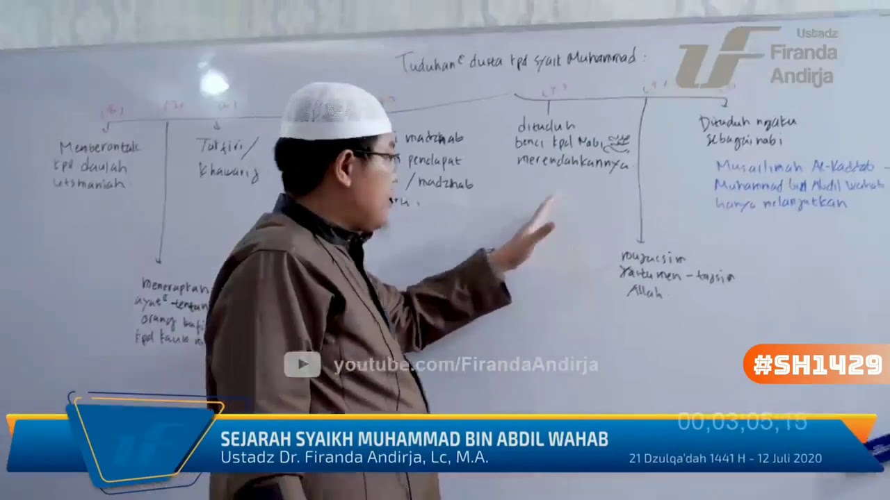 Beberapa tuduhan kepada Syaikh Muhammad bin Abdul Wahhab - Ustadz Dr. Firanda Andirja, MA