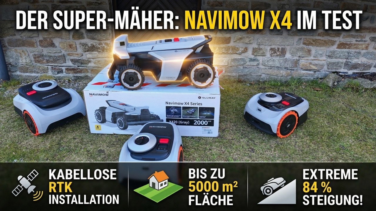 2026 Segway Navimow X4 (X420) im Test: Was kann der XXL-Allrad M&auml;hroboter?