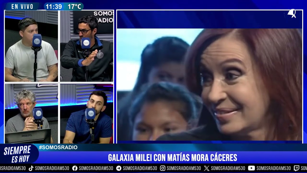 GALAXIA MILEI CON MAT&Iacute;AS MORA C&Aacute;CERES, DANIEL TOGNETTI, SZTULWARK Y JUAN GONZ&Aacute;LEZ - AM 530