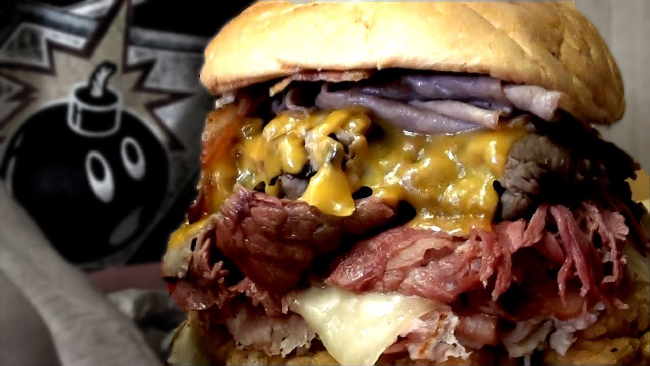 Competitive Eater takes on Arby's Meat Mountain