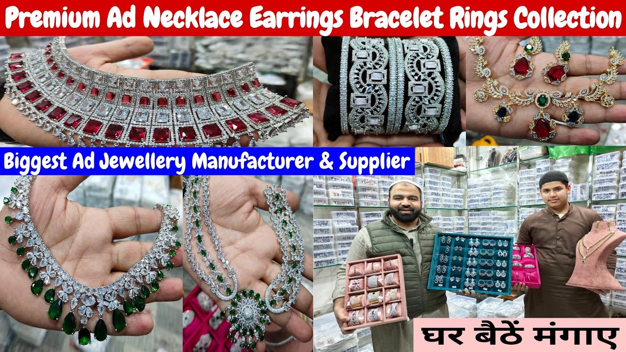 AD Jewellery Wholesale Market in Delhi | American Diamond Jewellery Wholesale Market in Delhi