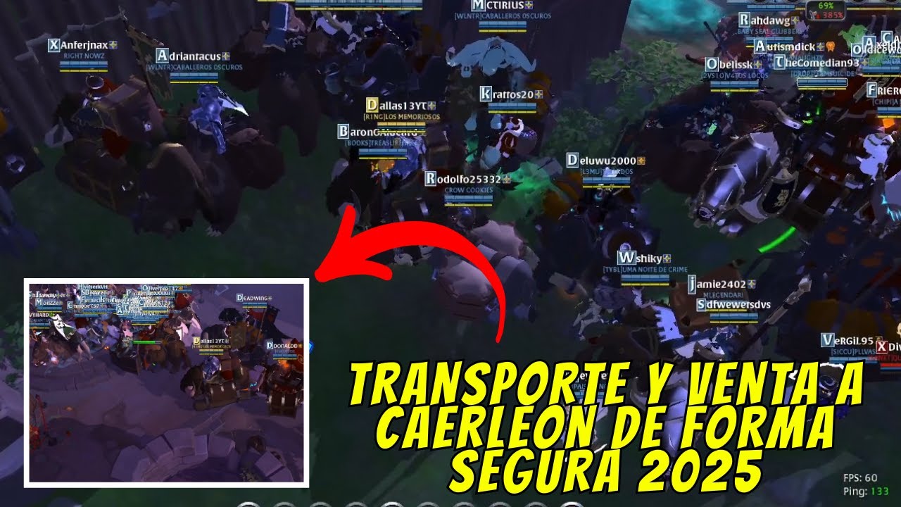 Transportar y vender en caerleon de forma segura 2025 (Actualizado) / Transporte a black market