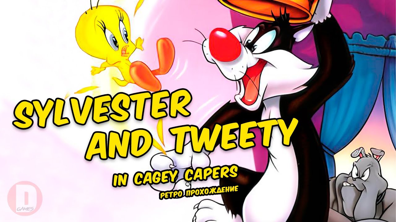 Sylvester and Tweety in Cagey Capers - ретро прохождение игры на SEGA | Сильвестр и Твитти