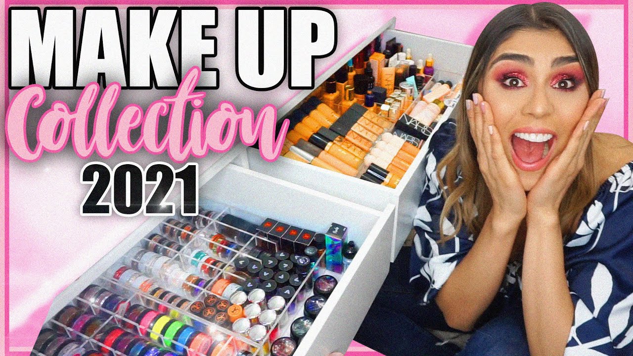 TOUR DE MI MAQUILLAJE 2021 + ORGANIZACION ! 💖 PAUTIPS