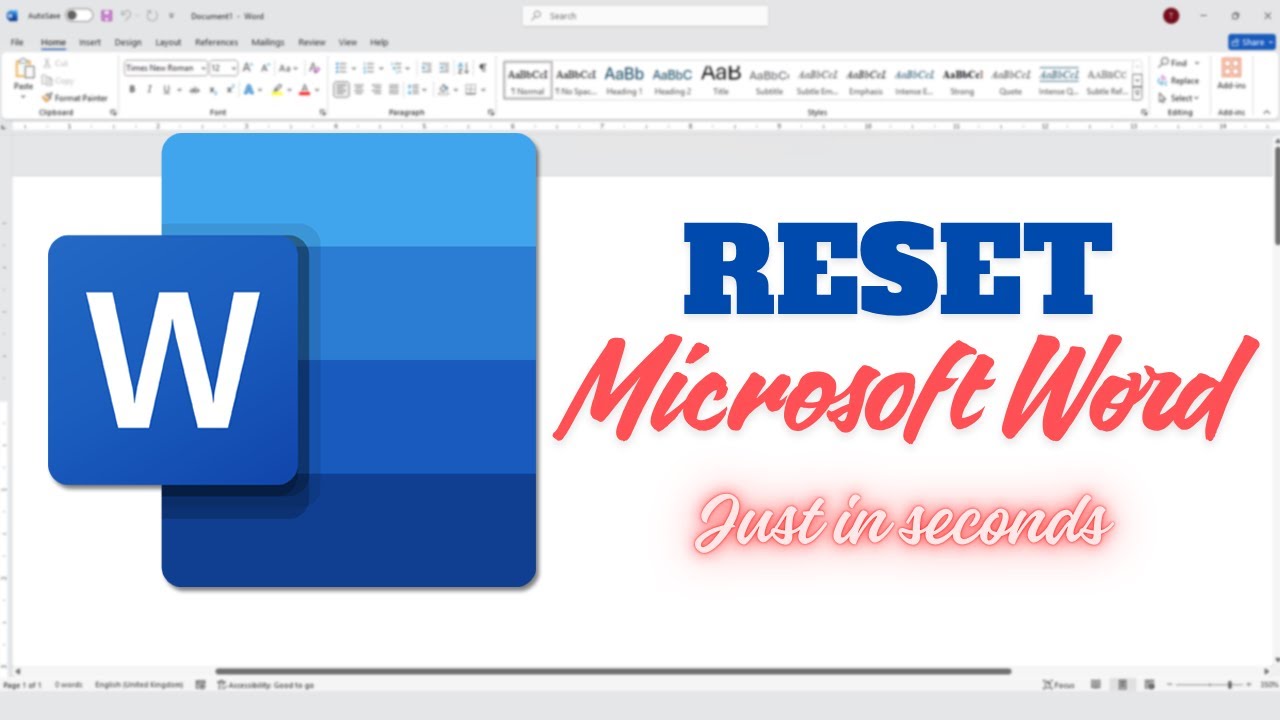 Как сбросить Microsoft Word до настроек по умолчанию | Быстро и просто!