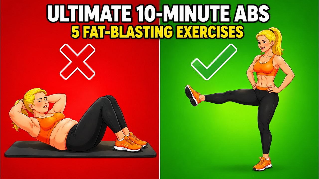 10 Min Lower Belly Fat Burn (No Jumping) | Stubborn Belly Fat Follow Along