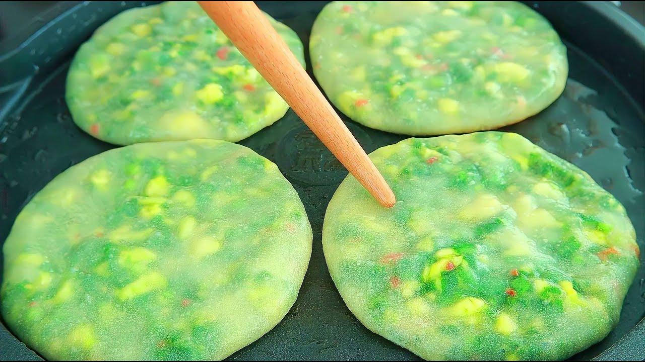 不揉面不搟面，韭菜盒子皮薄如紙，一口氣爆香解饞！ #美食 #家常菜 #简单 #好吃 #制作