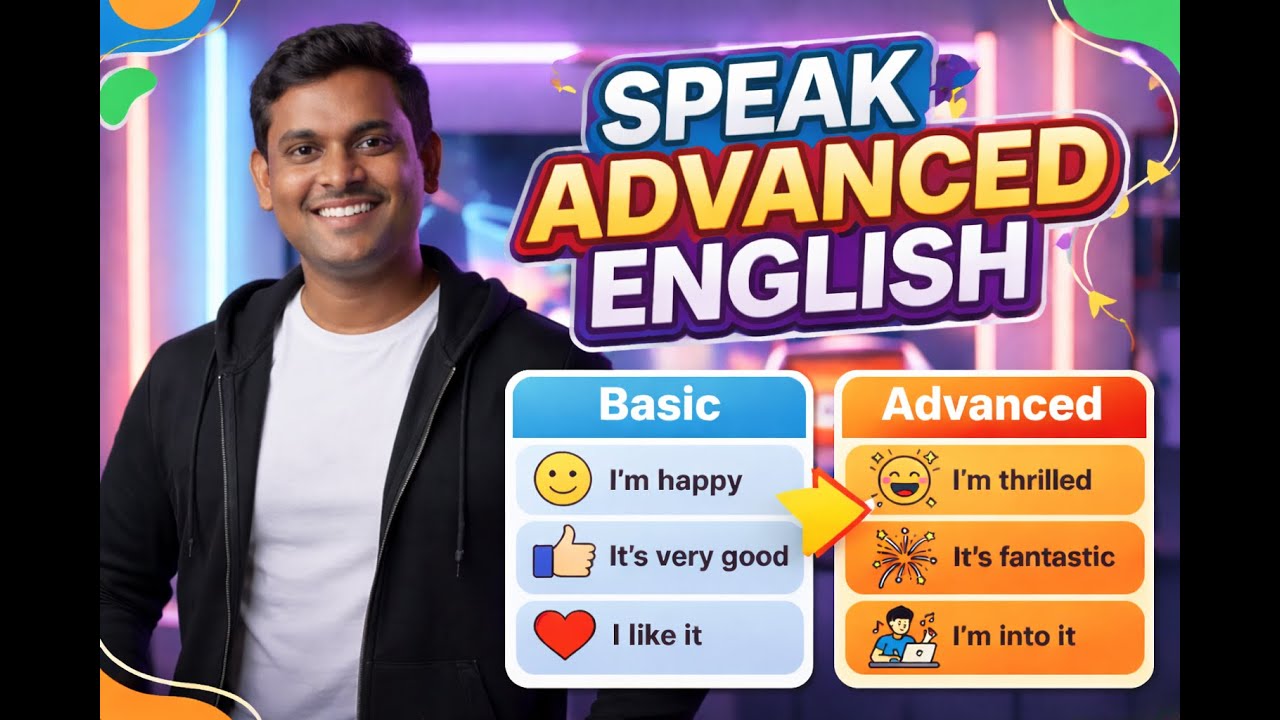 Basic vs Advanced English Sentences for Fluency