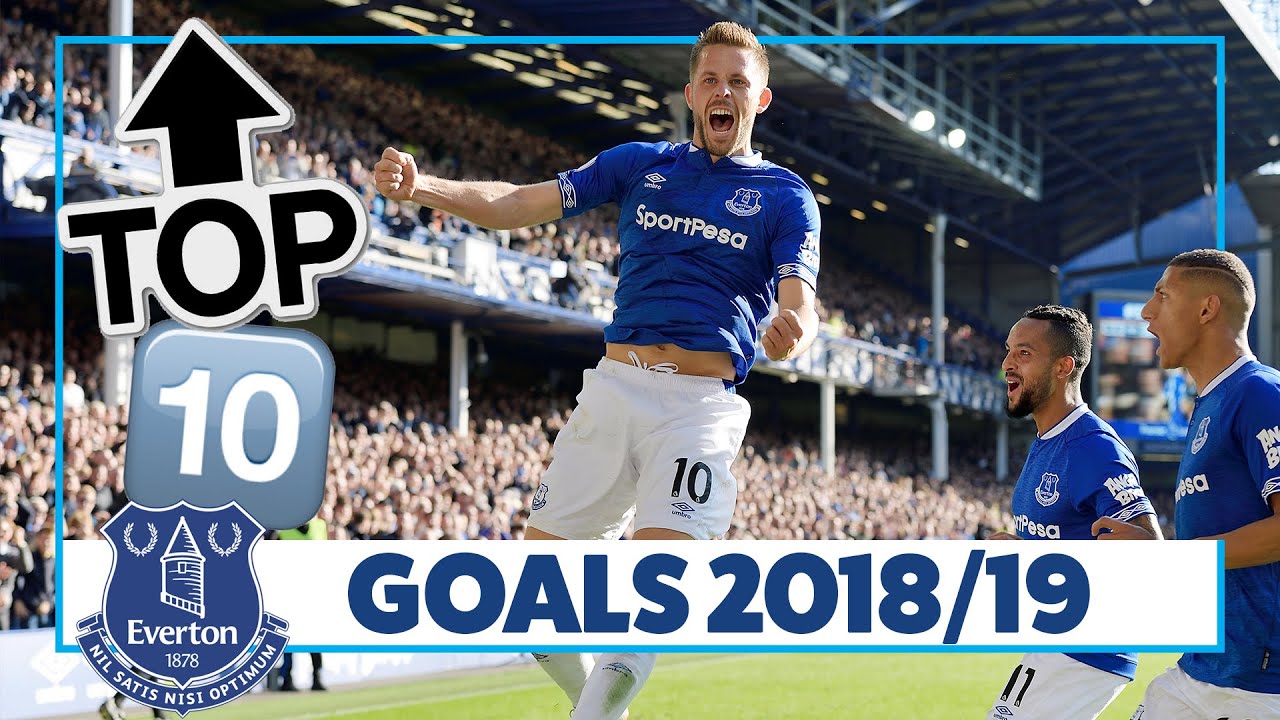 TOP 10: BEST EVERTON GOALS 2018/19 | SIGURDSSON, RICHARLISON, DIGNE