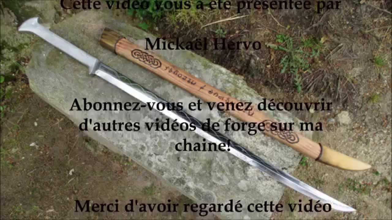 Making of an Elvish sword, fabrication d'un sabre Elfique