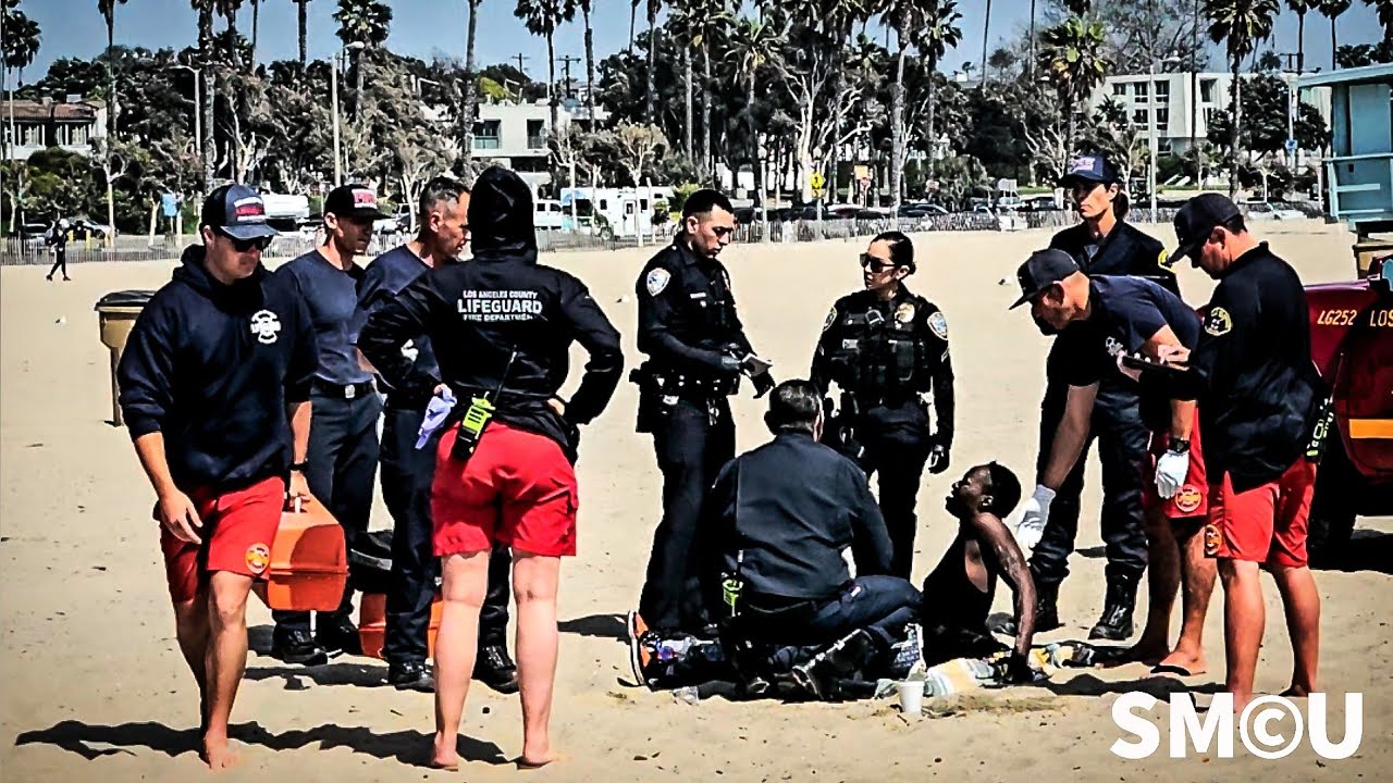 Assault at Santa Monica Beach: Woman Injured, Suspect Flees, Prompting Police Manhunt