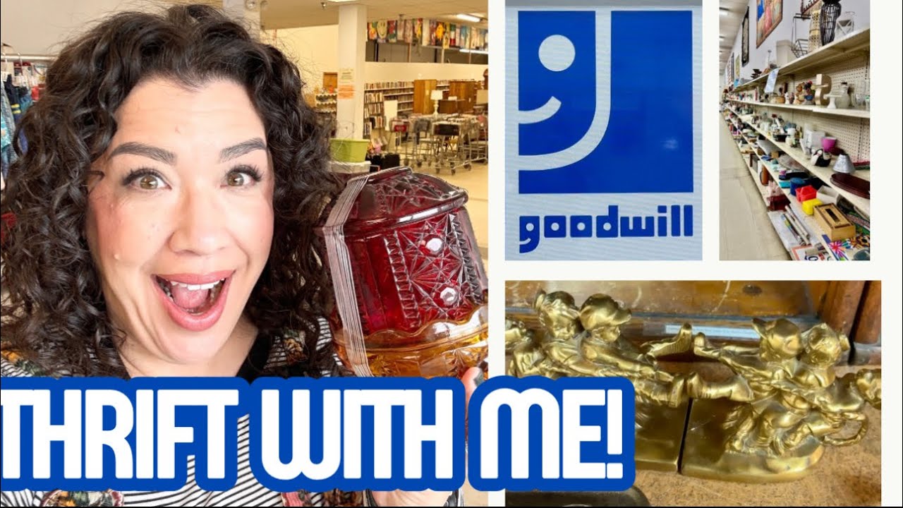 Mid Century Home Decor | Thrift With Me | GOODWILL THRIFT STORES OMAHA | Eclectic Home Decor