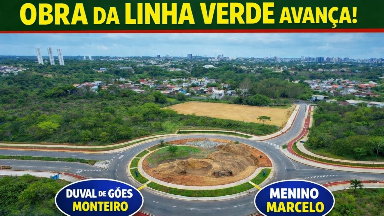 🚧 NOVA LINHA VERDE 80% CONCLUÍDA! Obra que vai ligar Durval de Góes Monteiro à Menino Marcelo 