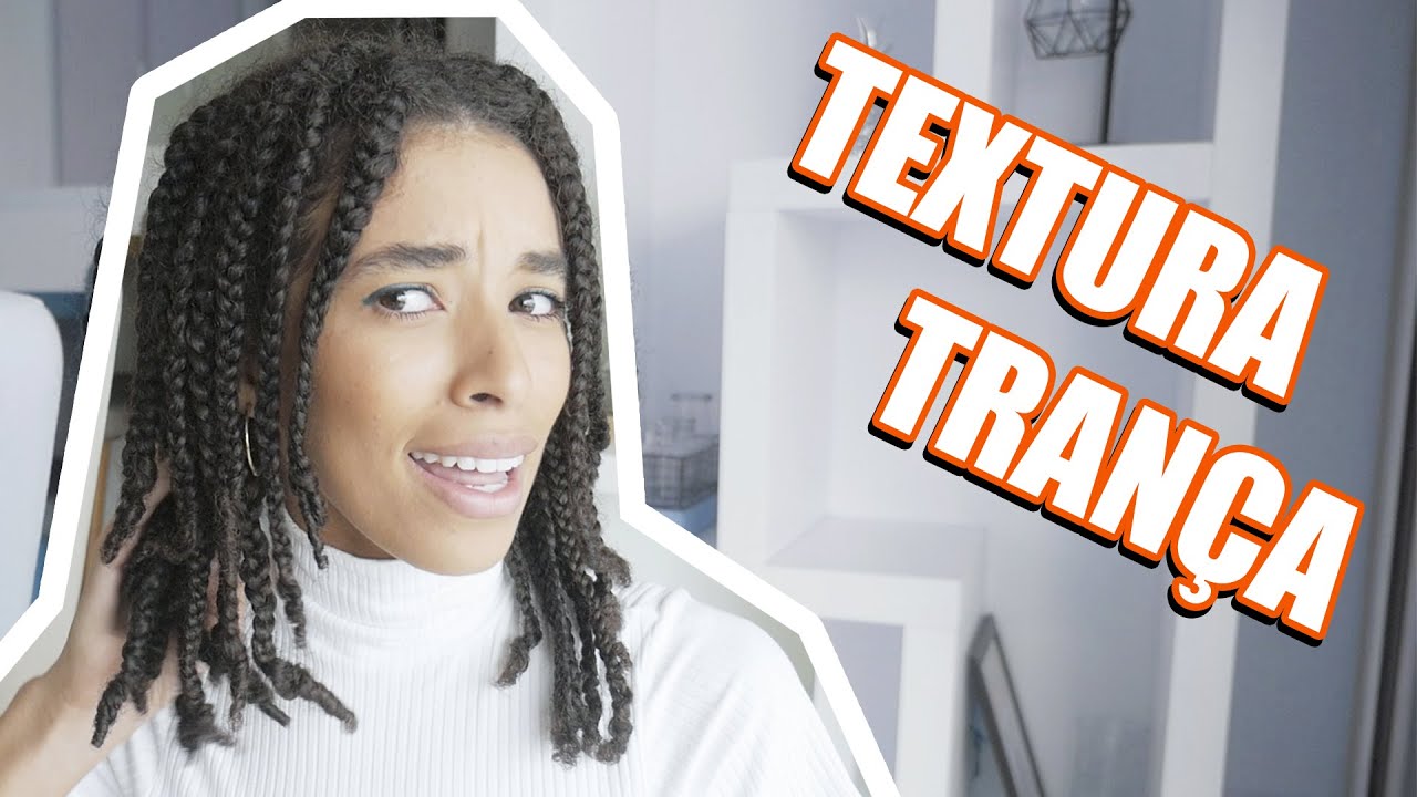 FIZ TEXTURIZAÇÃO DE TRANÇAS NO MEU CABELO CRESPO | TO DE TESTE