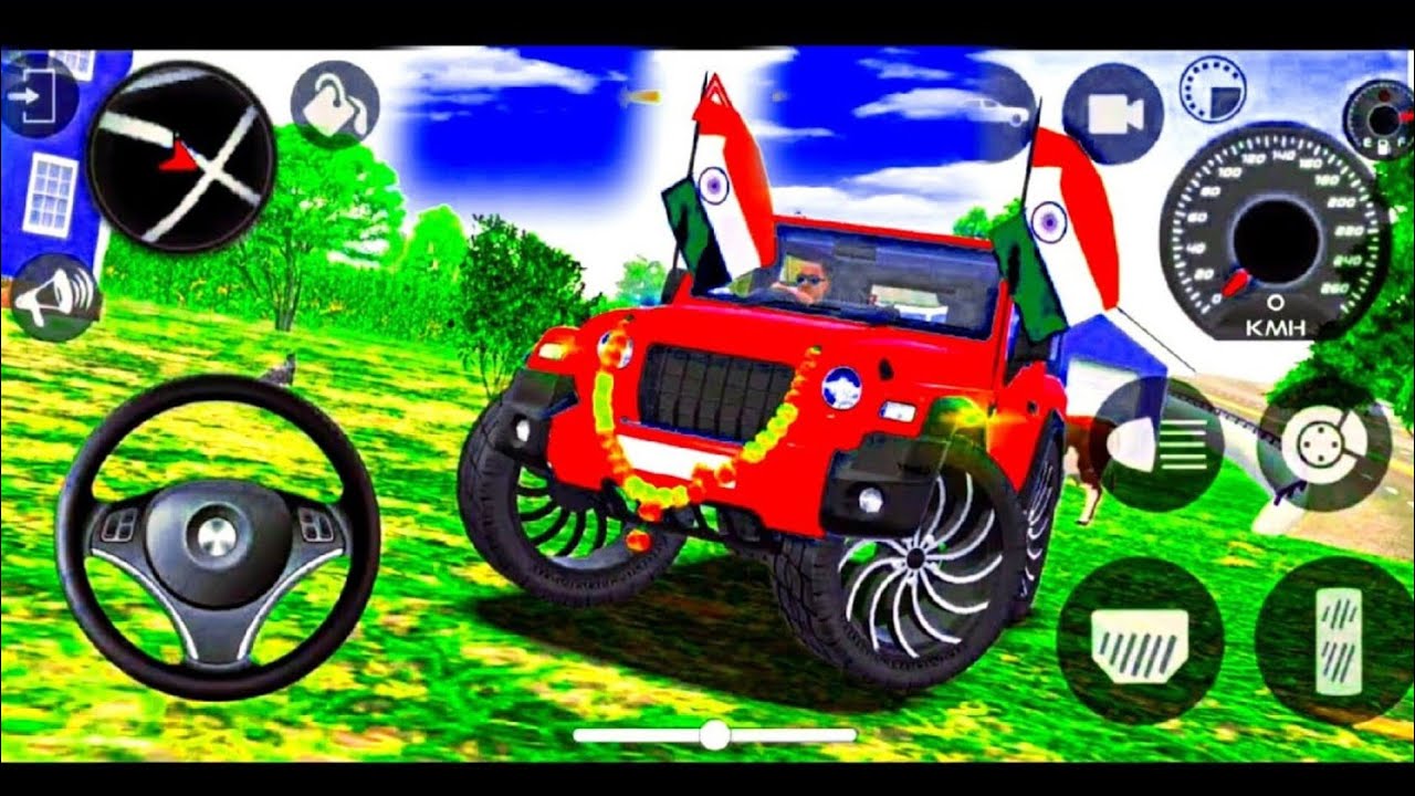 Modified Mahindra Thar😈Games:Indian Red  Thar (Gadi Wala Games) Car Game Android Game - #2026