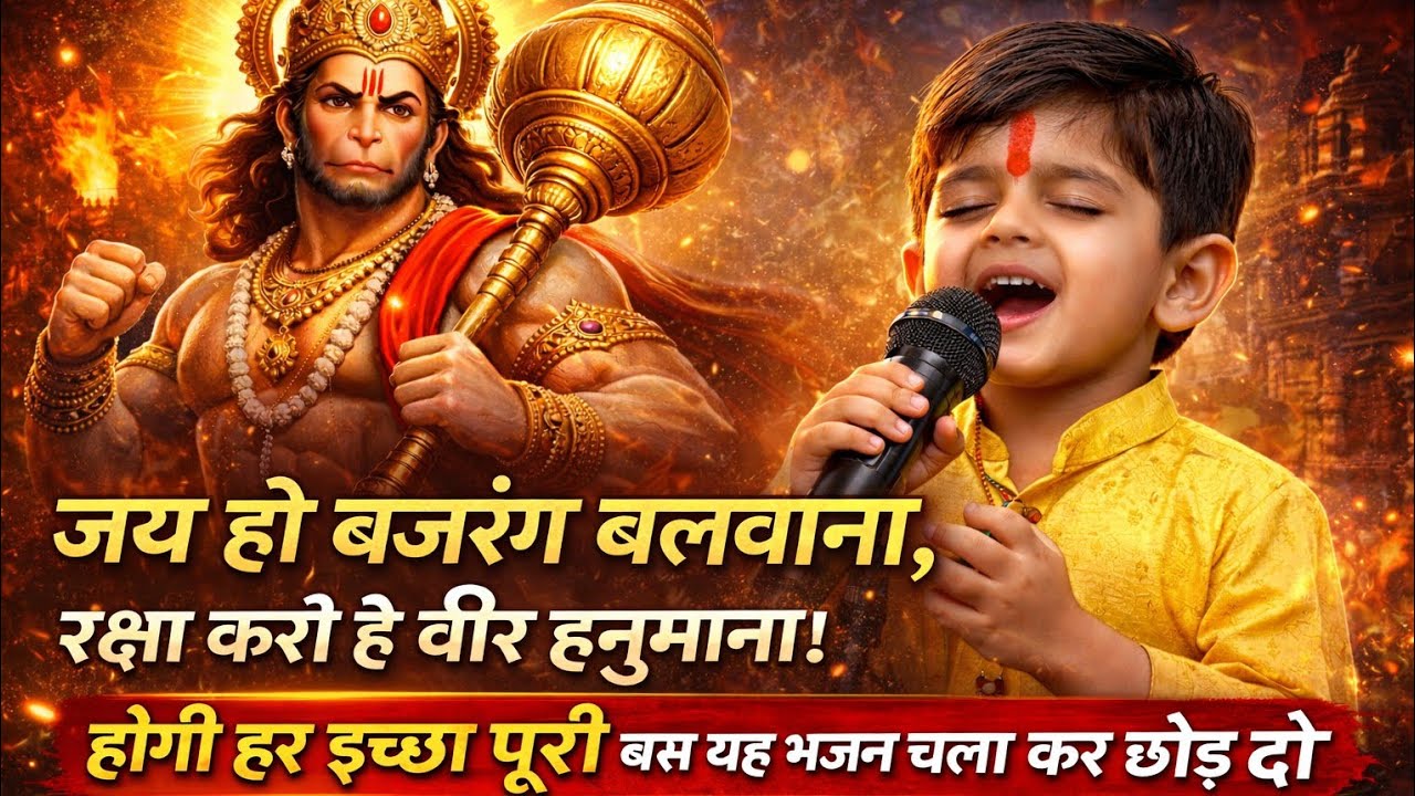  जय हो बजरंग बलवाना 🙏! शक्तिशाली 🚩हनुमान भजन 🔔 हर इच्छा पूरी होगी | 🌸 Devlokdhunbhakti 🌸