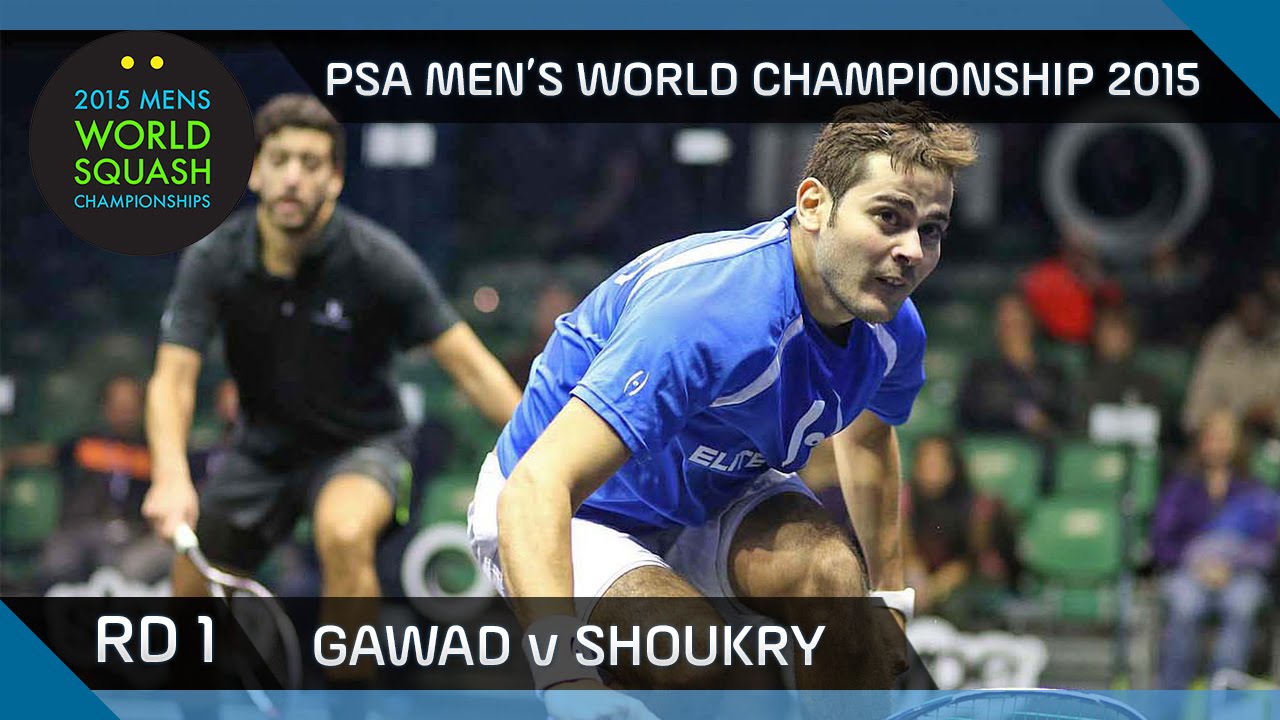 Squash: 2015 PSA Men's World Championship Rd 1 Highlights: Gawad v Shoukry