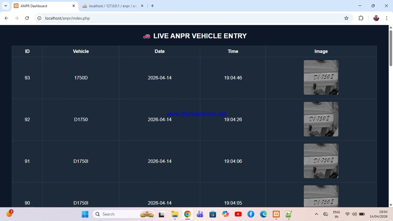 ANPR Automatic Number Plate Recognition Online Web Application                       License Plate