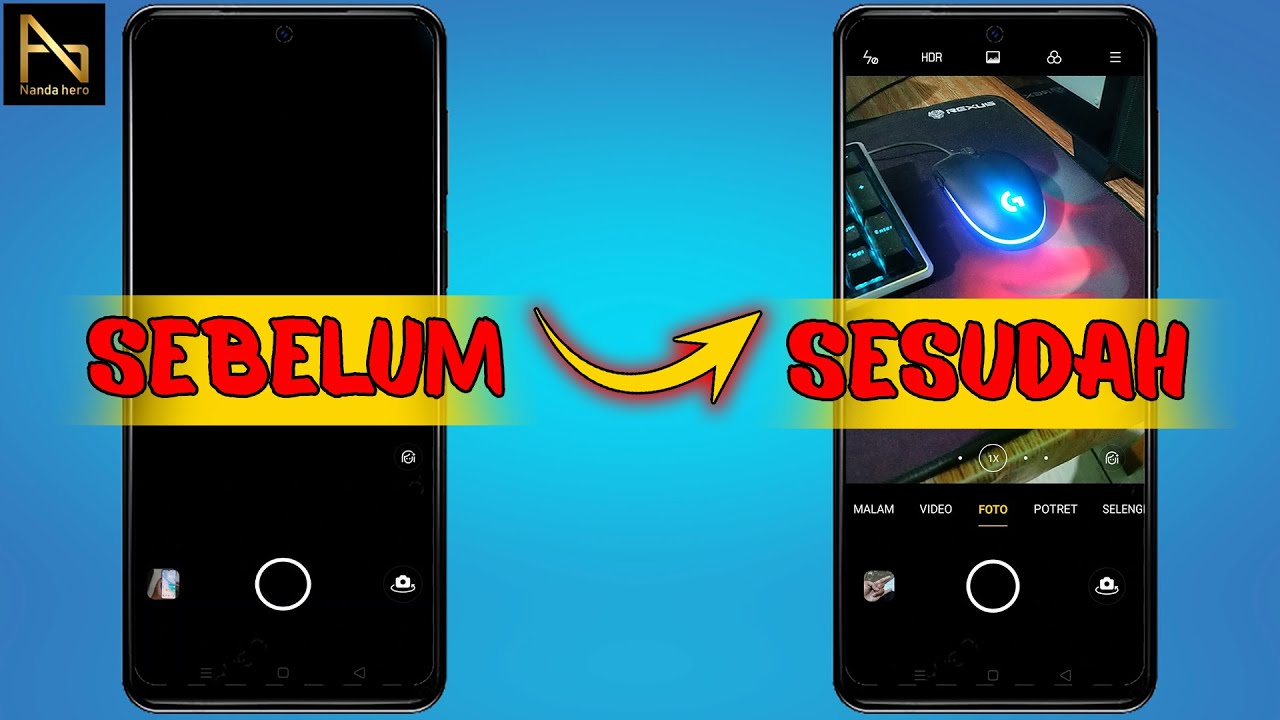 Kembali Normal !! Mengatasi Kamera HP Tidak Bisa Digunakan - Kamera Android Blank Hitam