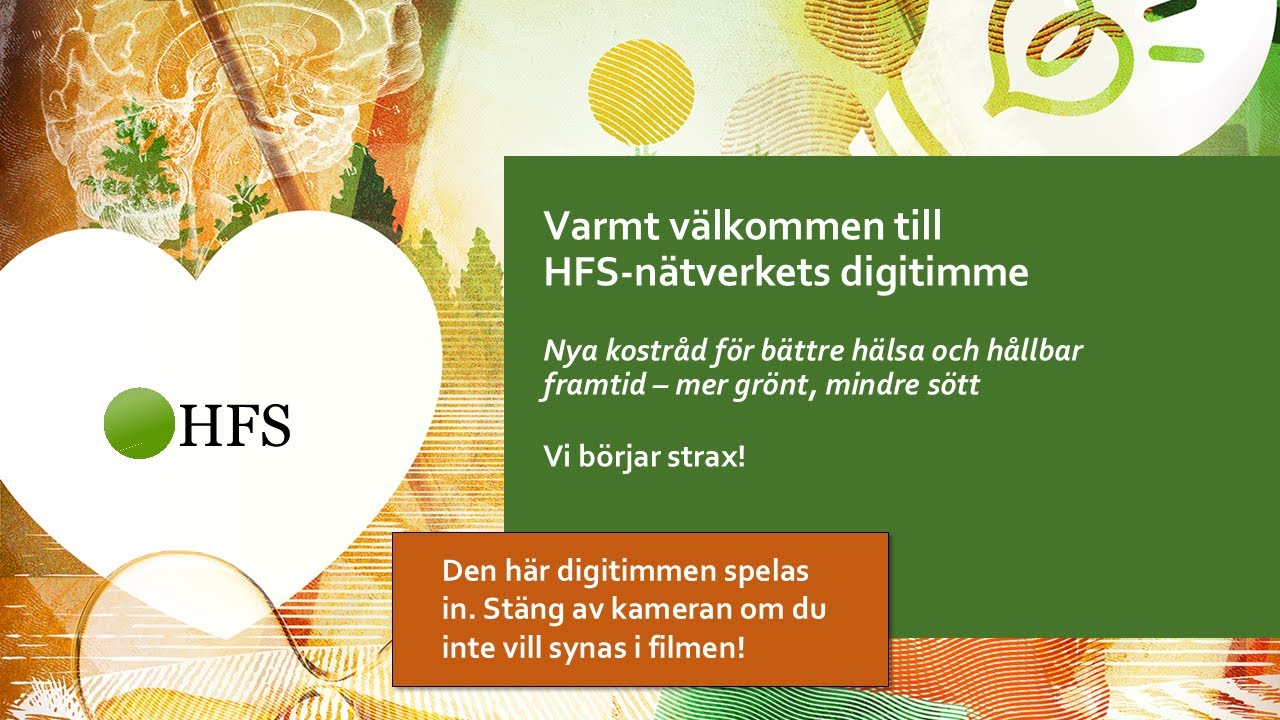 Nya kostråd för bättre hälsa och hållbar framtid - mer grönt, mindre sött