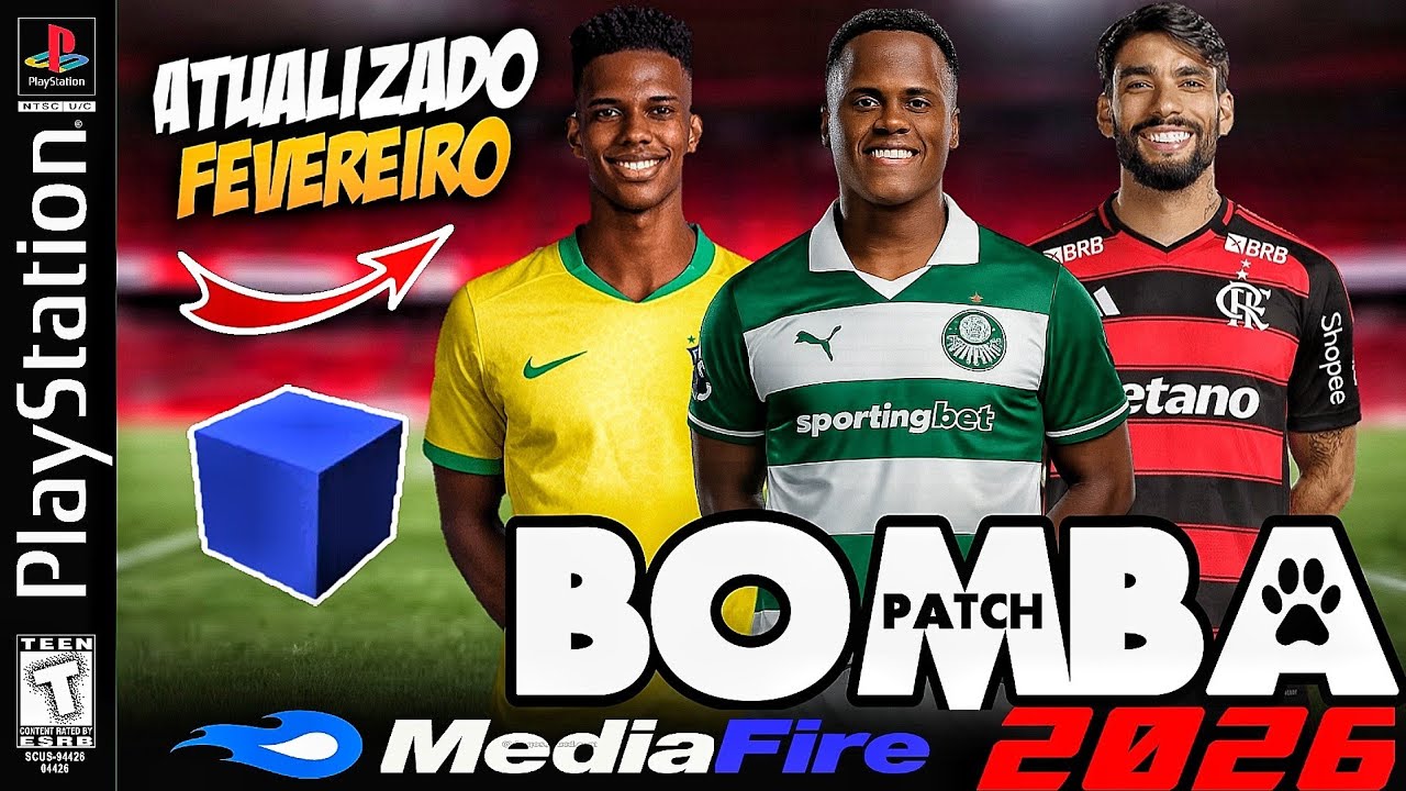 😱 NOVO! BOMBA PATCH 2026 (PS2) DOWNLOAD GRÁTIS! COPA DO MUNDO E MUNDIAL (ANDROID, PC & OPL) ✅️