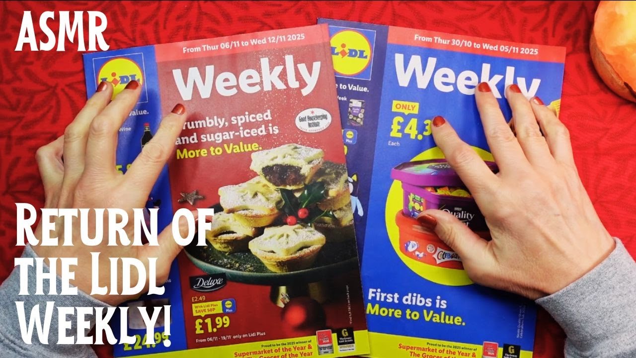 ASMR | Return of the Lidl Weekly! Lighthearted Whispered Store Flyer Chat!