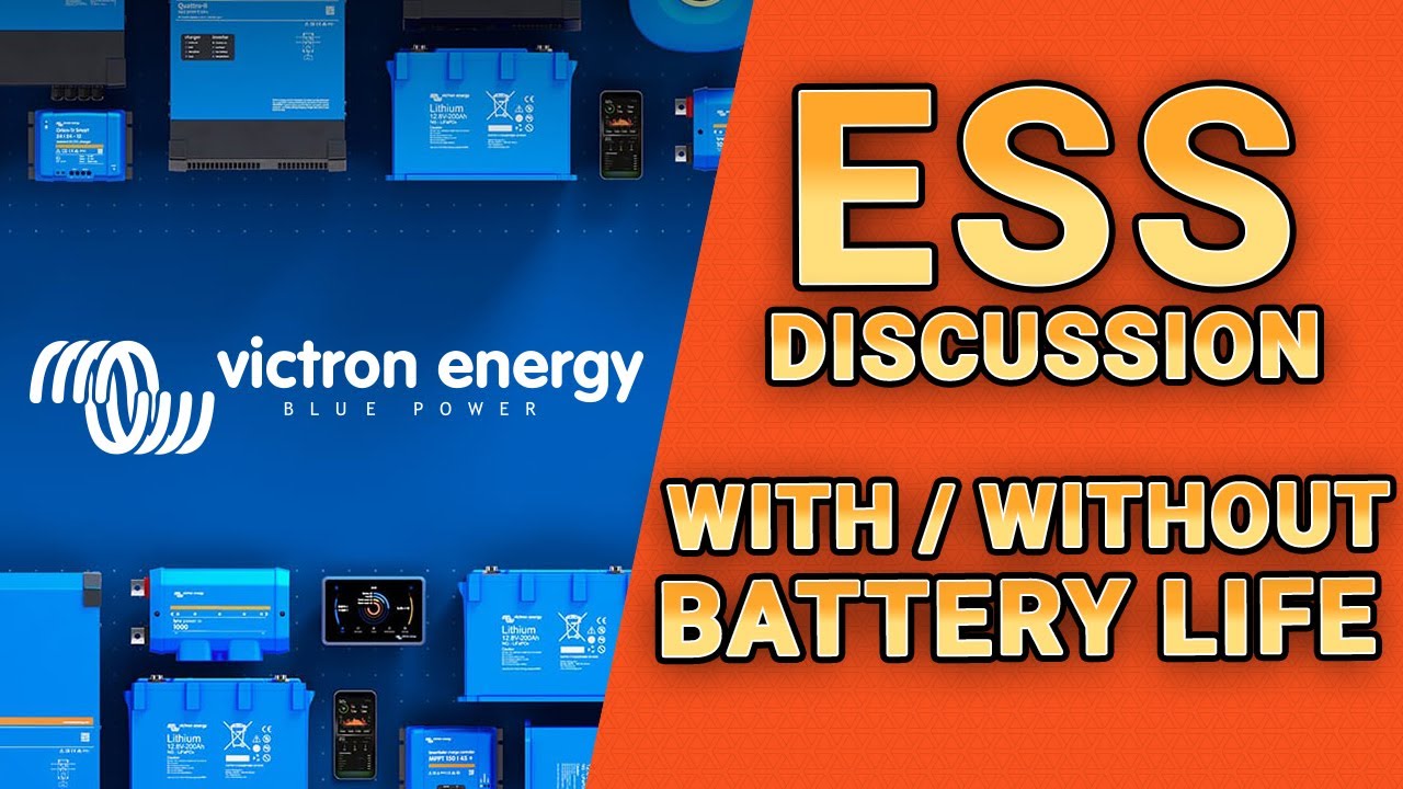 ESS Schedules & Battery Life Settings - DISCUSSION [Victron Live Training]