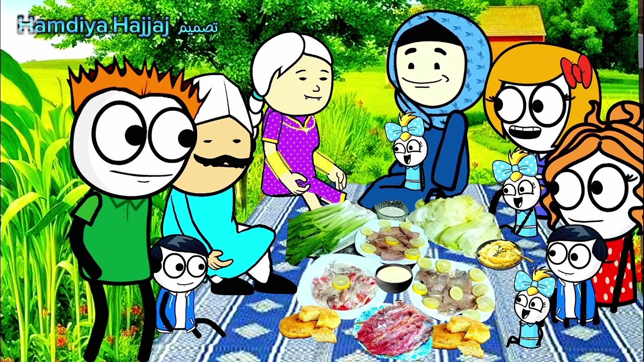 مسلسل: الزواج فى الصعيد: حلقات مجمعا: الجزء الثاني: تصميم: الفستان: Comedy animation