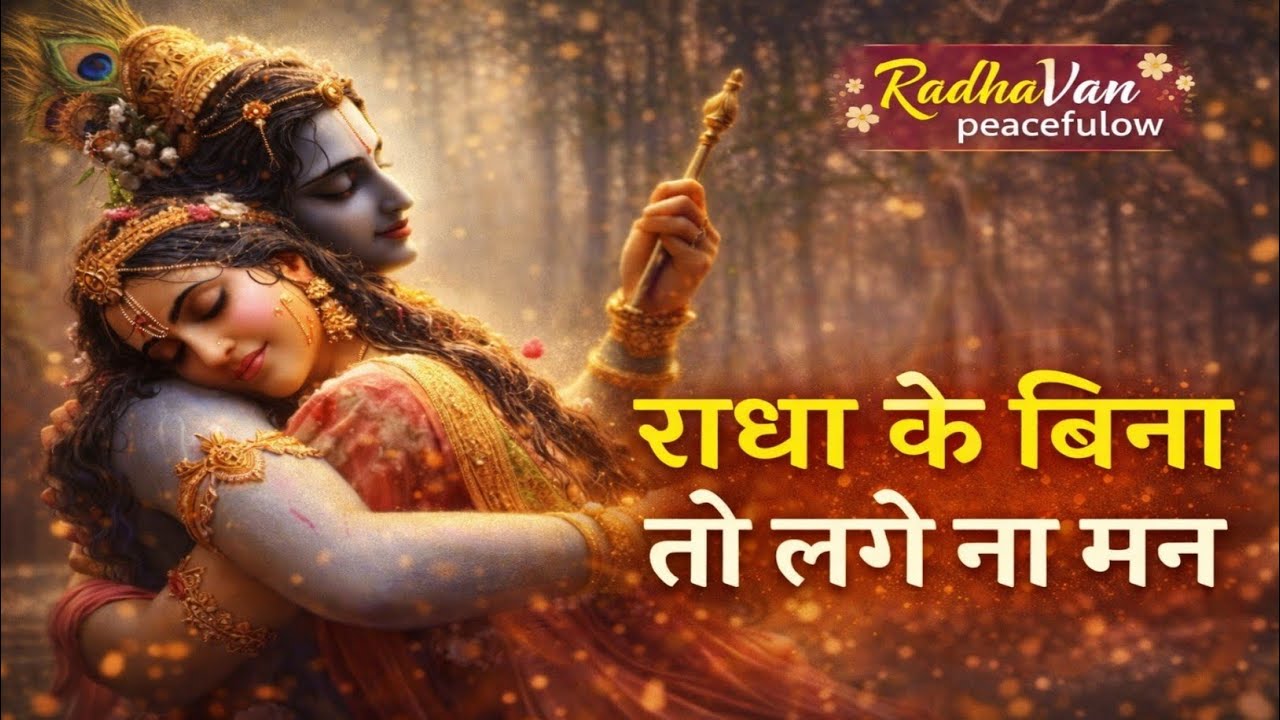 राधा के बिना तो लगे ना मन | Radha Krishna Romantic Bhajan | Peaceful Devotional | RadhaVan #radha
