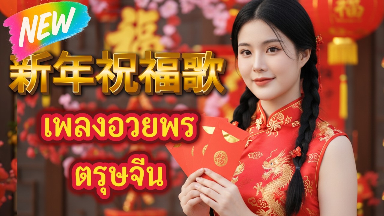 เพลงอวยพรตรุษจีน | 新年祝福歌 | ซินเจียยู่อี่ ซินนี้ฮวดไช้ | Happy Chinese New Year 2026
