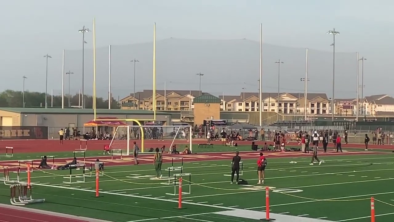Klein Forest boys 4x2 1:23.73 defending the title against Fort Bend Marshall & Ridge point